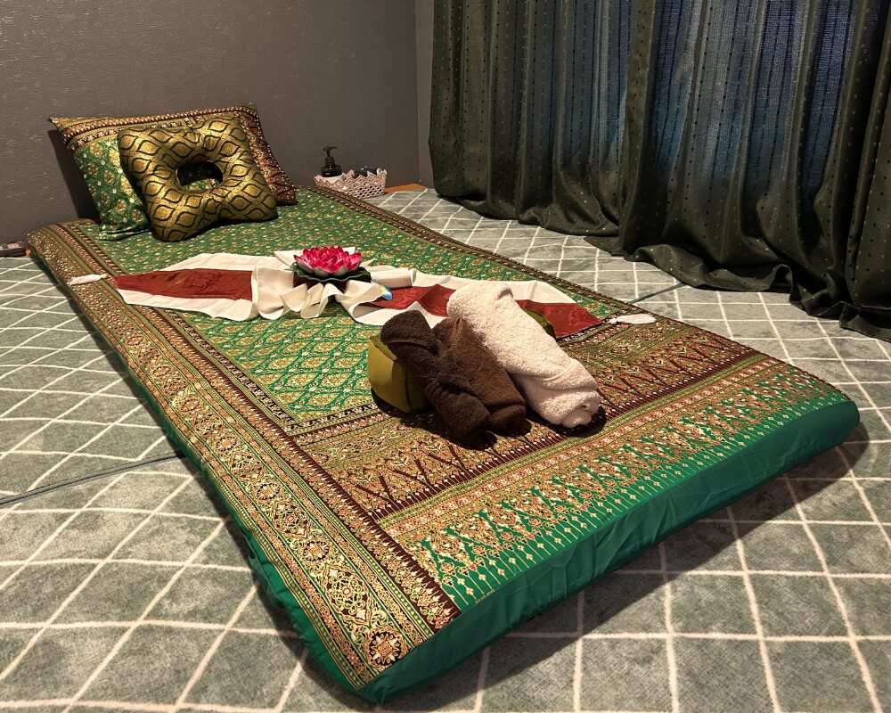 茨城県石岡市旭台のタイ古式マッサージ・エラワンの施術室