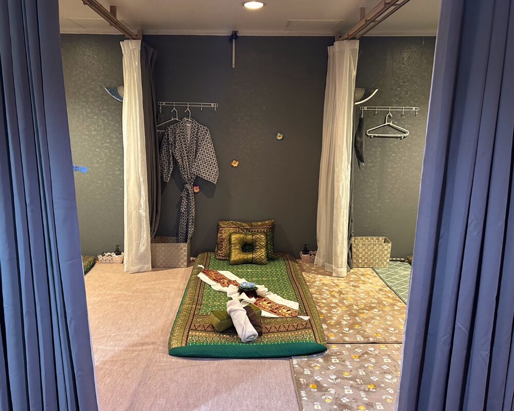 茨城県石岡市旭台のタイ古式マッサージ・エラワンの施術室１